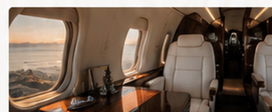Premium private aircraft cabin seating